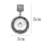 snap sliver Pendant fit 20MM snaps style jewelry KC0485