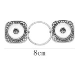 Two snap silvery Clothes clip  snaps jewelry KC1230 Duet Fashion Fastener