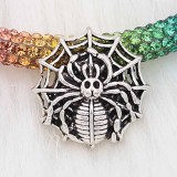 20MM Spider snap sliver Plated KC6628 snaps jewelry