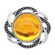 20MM design snap sliver Plated with Yellow resin KC6636 snaps jewelry