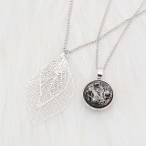 1 buttons 20MM snap silver Necklace fit snaps jewelry KC1325