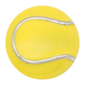 20MM Tennis with yellow enamel snap sliver Plated KC6661 snaps jewelry
