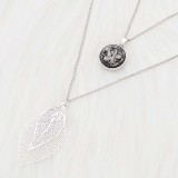 1 buttons 20MM snap silver Necklace fit snaps jewelry KC1325