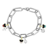 Charm Bracelet Stainless Steel  bracelets fit hole size 2.5MM