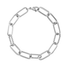 Charm Bracelet Stainless Steel  bracelets fit hole size 2.5MM