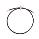 Charm Leather silver Bracelet Stainless Steel Adjustable bracelets  fit hole size 2.5MM