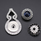 snap sliver Pendant fit 20MM snaps style jewelry KD0311