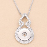 snap sliver Pendant fit 20MM snaps style jewelry KD0311