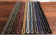 Multi layer color crystal long necklace Hand Beaded 90cm