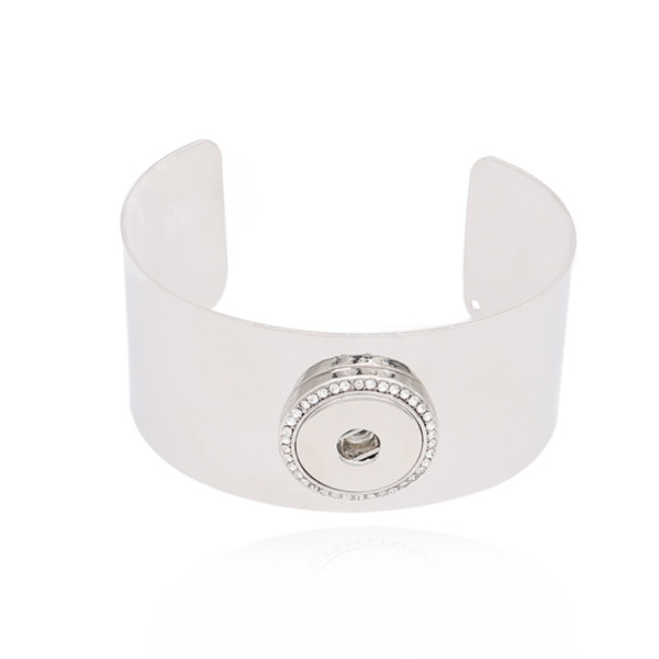 1 buttons snap silvery bracelet fit snaps jewelry KC0578