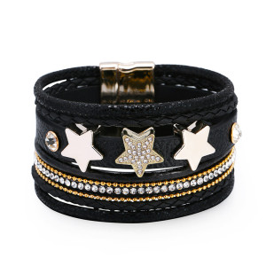 Bohemian multi-layer Bracelet star pattern wide edge Bracelet quick sale Bracelet