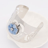 1 buttons snap silvery bracelet fit snaps jewelry KC0579