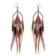 Feather Long Earring ornament