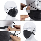 MOQ50 LED lighting charging face mask riding PM2.5 mask colorful fiber fabric bar Halloween party equipment
