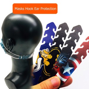 MOQ50 Ear protector, earache proof, ear mask, buckle hook, silica gel mask, rope belt, elastic adjusting buckle, extension buckle