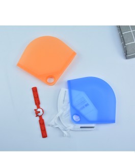 MOQ10 Silicone mask storage clip portable creative food storage mask storage clip