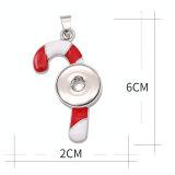 Christmas snap sliver Pendant  fit 20MM snaps style jewelry