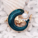 20MM dolphin snap gold Plated and pearl