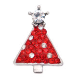 Christmas Single molding chunks with Clay spot rhinestone