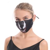 MOQ10 Butterfly printed cotton mask, dustproof and washable adult cloth mask