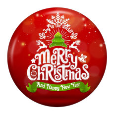 20MM Christmas Painted  metal snap buttons
