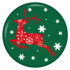 20MM Christmas Painted  metal snap buttons