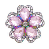 20MM design snap Colorful alloy Plated With rhinestones charms snaps jewerly