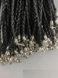 MOQ10 46CM Braided rope necklace accessories DIY Necklace lobster clasp