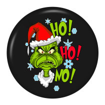 20MM Christmas geek Painted  metal snap buttons