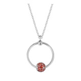 New stainless steel circle necklace set chain 45CM