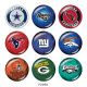 20MM team Sport glass snaps buttons