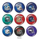20MM team Sport glass snaps buttons