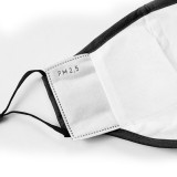 MOQ10 Adult eye protection lens mask pure cotton protective mask replaceable filter respirator face mask