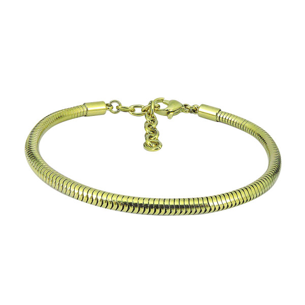 17cm-20cm Charm Bracelet gold Stainless Steel extendable bracelets