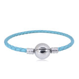 20CM New stainless steel Leather bead bracelet