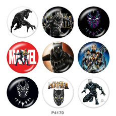 20MM Marvel glass snaps buttons