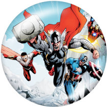 20MM Marvel glass snaps buttons