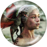 20MM Game of thrones glass snaps buttons