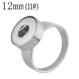 11# Fit 12mm Snaps Stainless steel Rings fit snaps chunks