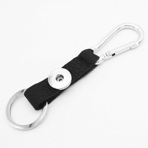 pu leater fashion Keychain 1 buttons fit snaps chunk Snaps Jewelry