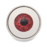 20MM eyeball metal silver plated snap  charms snaps jewelry