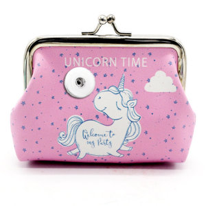 Snaps coin purse Storage bag fit 18mm snap button jewelry