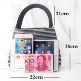 Snaps Go out bag shopping bag Bento bag fit 18mm snap button jewelry