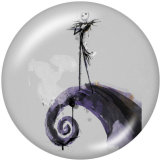 20MM Halloween Print glass snaps buttons