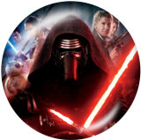 20MM Star Wars Print glass snaps buttons