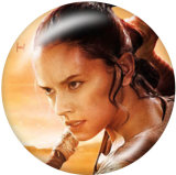 20MM Star Wars Print glass snaps buttons