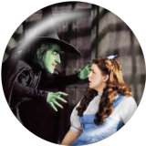 20MM The wizard of oz Print glass snaps buttons