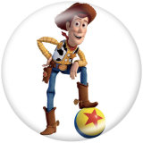20MM Toy Story Mania Print glass snaps buttons