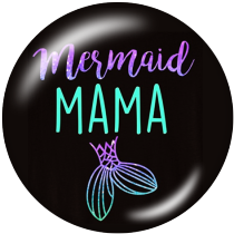 20MM Mother's Day Print glass snaps buttons