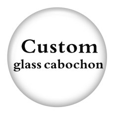 Custom designed 9 sizes Glass Cabochon various printed glass